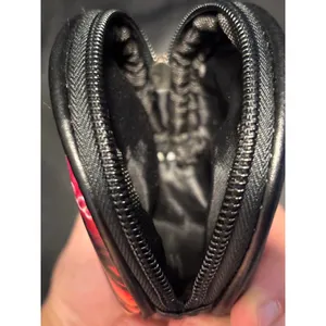 Robin Ruth Jamaica Souvenir Coin Purse Sunset Palm Tree Keyring‎ Pouch Black thumbnail 5