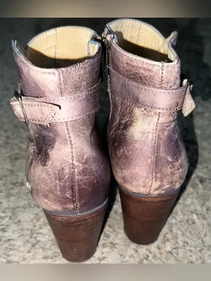 Bed Stu Isla Ankle Boot Distressed Rustic Rodeo Coastal Festival block heel W 8 thumbnail 2