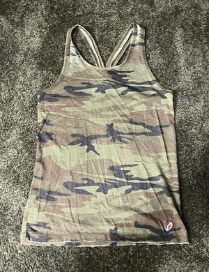 Camo Tank Top Green thumbnail 1
