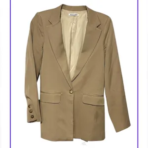 Reformation major blazer khaki tan brown small thumbnail 2