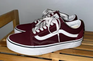 Vans Old Skool Shoes - Maroon thumbnail 2