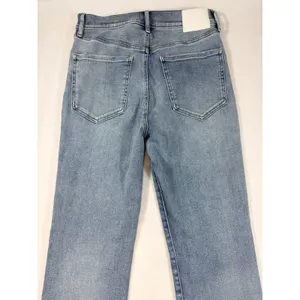 Express Womens 90s Slim Super High Rise 10R Blue Jeans Distressed Denim thumbnail 13