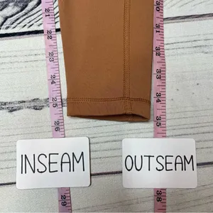 American Eagle The Everything Pocket Leggings Size‎ XS Rust Brown Tan Athletic thumbnail 6