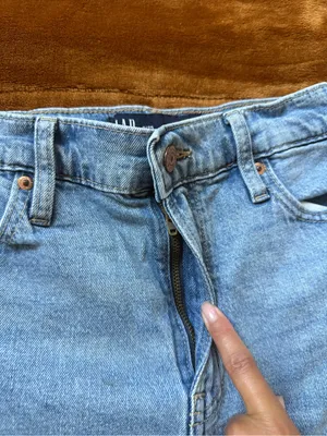 GAP High Rise Vintage Midi Short Size 25 thumbnail 2
