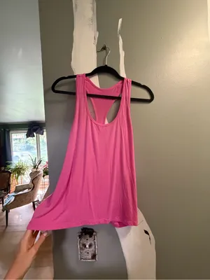 Alo Yoga Women's Paradise Pink Racerback Tank Top thumbnail 2