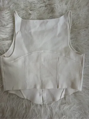 By Anthropologie Corset Tank thumbnail 6