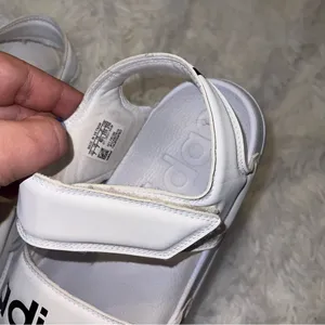 Adidas White Open Tor Slip on with Back Sandal size women’s 7 thumbnail 8