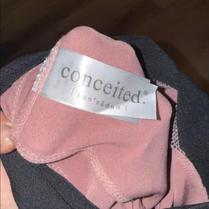 Conceited Maternity Pink Pants size Small Black thumbnail 2