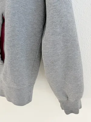Minnesota Gophers Off-The-Shoulder Sweatshirt Gray thumbnail 7