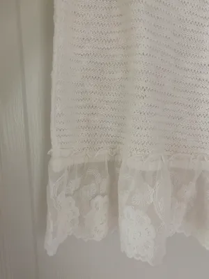 Abercrombie White Flowy Sweater thumbnail 3