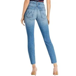 Mother Denim Women’s Size 27 Popism Blue The Looker High Rise Ankle Skinny Jeans thumbnail 2