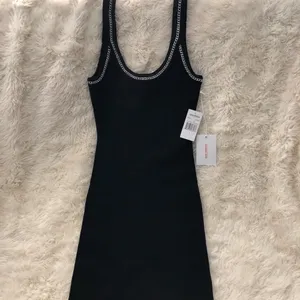 Good American Chain Knit Tank Dress Black Size 1 thumbnail 5