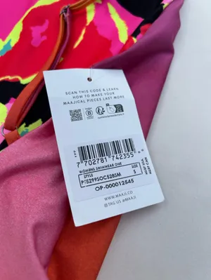 NWT Maaji Reversible Floral & Ombre One Piece Swimsuit Size Small thumbnail 4