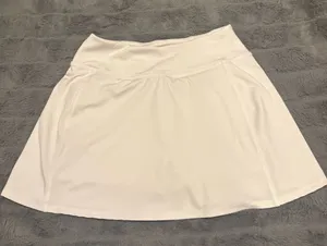 Madewell MWL White Athletic Skort XS Built-In Shorts Active thumbnail 1