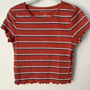 American Eagle Outfitters Striped Crop Top thumbnail 1