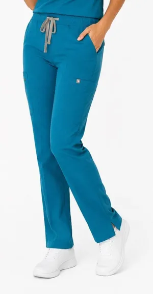 FIGS Technical Collection Scrub Pants Large Teal Blue Cargo Medical Uniform thumbnail 1