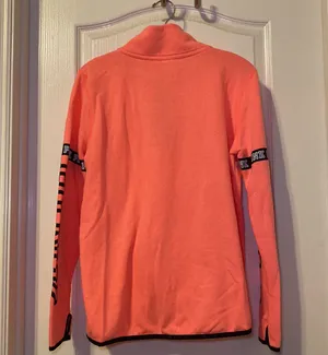 PINK - Victoria's Secret Spellout Quarter Zip Pullover Size Medium NWOT thumbnail 3