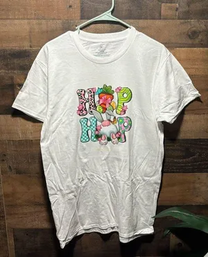 Easter White Graphic T thumbnail 1