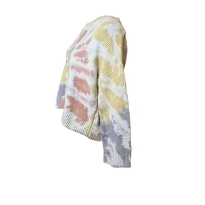 Madewell Tie-Dye Westford Pullover Sweater Pastel Cotton‎ Small Artsy Boho Boxy thumbnail 11