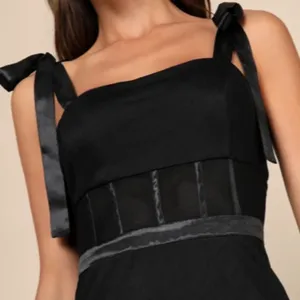 LULU's Sexy Prom Corset Wedding Boho Tiered Ruffles Special Event Maxi thumbnail 3