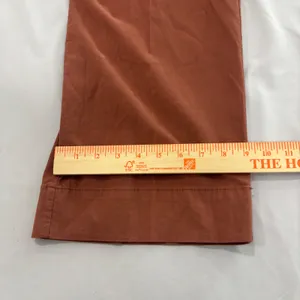 Maison d'Amélie Paris Rust Brown Wide Leg Crop Utility Pants Linen Blend Size 8 thumbnail 11