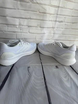 adidas Ortholite White Mesh Lace-Up Sneakers thumbnail 6