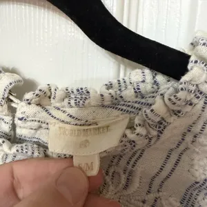 World market striped embroidered‎ boho blouse small/medium thumbnail 3