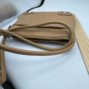 Tignanello tan leather crossbody. 21” handle drop. Tan thumbnail 11