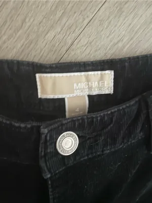 MICHAEL Michael Kors Women's Black Boot Cut Corduroy Jeans thumbnail 2