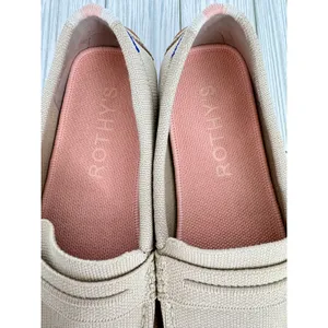 Rothy's The Driver loafers women's 10 slip on penny flat shoes sesame minimalist thumbnail 6