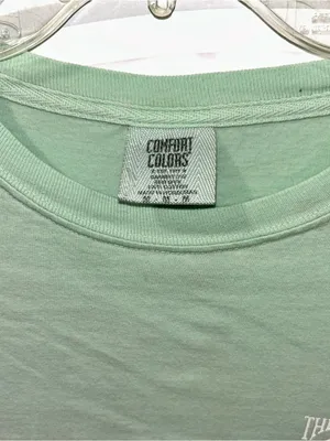 Comfort Colors Salty Dog Cafe Green Long Sleeve Tee Women’s Medium thumbnail 2
