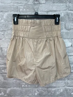 Free People Movement The Way Home Shorts in Cream thumbnail 4