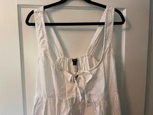 Boohoo Tie Front Detail Maxi Dress thumbnail 6