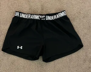 Under Armour Black Running Shorts thumbnail 1