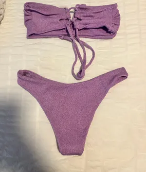 SheIn Lilac Swim Suit Set thumbnail 5