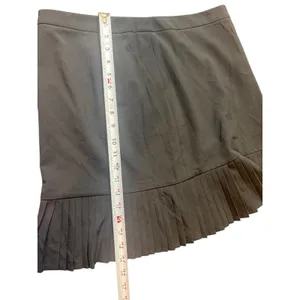 Express 90s Y2K Black Office Career Pleated Hem Line Skirt 12 thumbnail 5