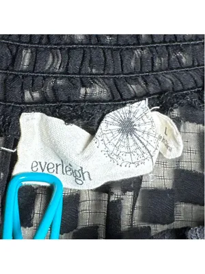 Everleigh Black Textured Blouse Size L Size L thumbnail 2
