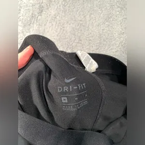 Nike cropped Black Leggings just do it thumbnail 5