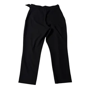H&M Black Belted Tapered Ankle Pants Size 10 High Rise thumbnail 3