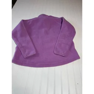 Adidas City Tech High Pile Fleece Full Zip Jacket in Aurora Plum Purple Size L thumbnail 8