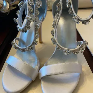 Piendes wedding high heels with stones Size 5.5 thumbnail 2