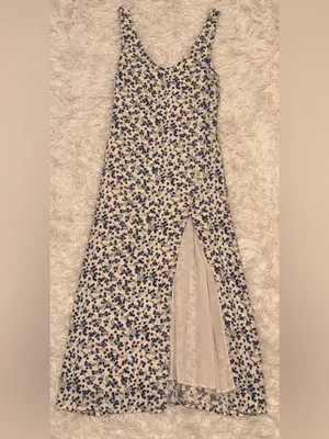 NEW Reformation Vika floral midi sun dress sz 2 thumbnail 3