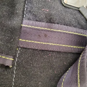Lululemon Athletica Lucky Wool Charcoal Gray Neon XL Tote Bag thumbnail 4
