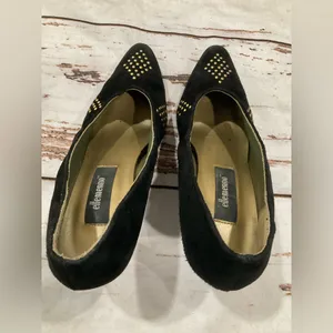 Vintage Ellemenno Leather Sherry Black Pumps‎ thumbnail 7