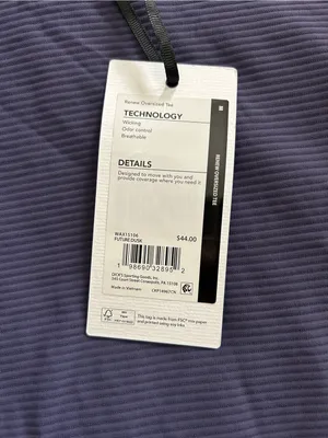 Calia Renew Oversized Boxy Tee Future Dusk Size M thumbnail 4