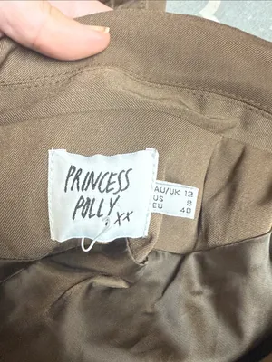 Princess Polly Brown Cutout Knot Mini Dress thumbnail 8