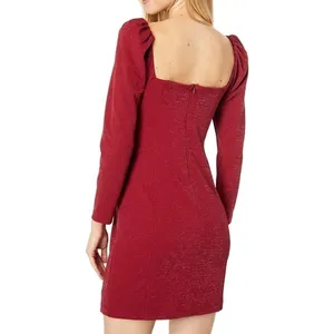 NEW 1. State RED Dress LARGE stretch cocktail party thumbnail 7