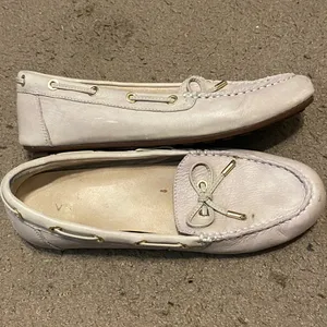 Womens Vionic Virginia White Leather Driving Shoes Moccasins Size 8.5‎ thumbnail 3