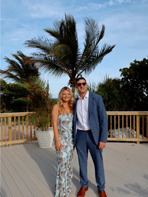 Pretty Garbage Strapless Blue Floral Maxi Dress thumbnail 4
