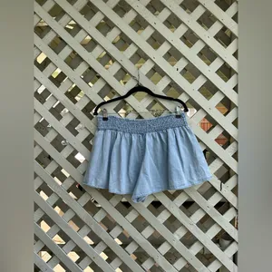 Free People Paradise Found Denim Skort thumbnail 7